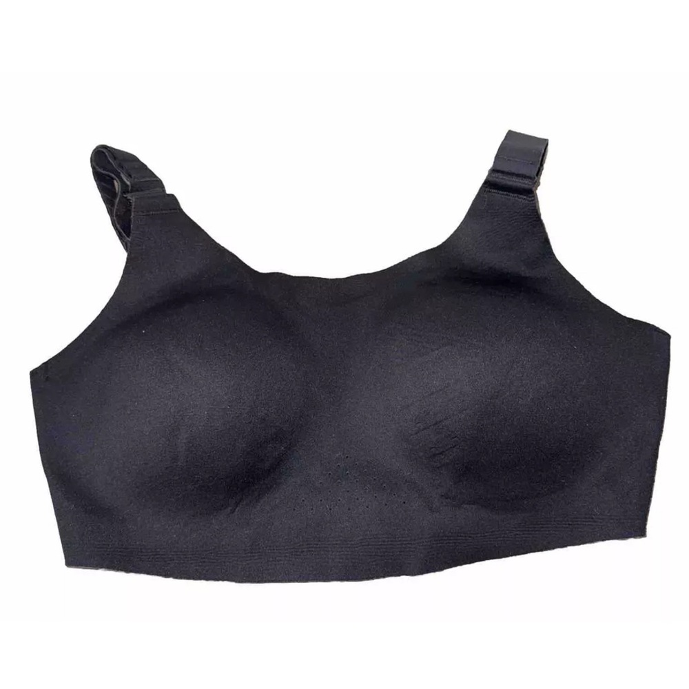 Brooks Dare Scoopback Run Bra Women’s Size 34DD Black Adjustable Wireless - Picture 1 of 7